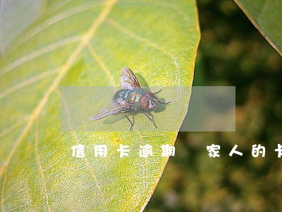 信用卡逾期 家人的卡上冻结 信用卡逾期 家人的卡上冻结